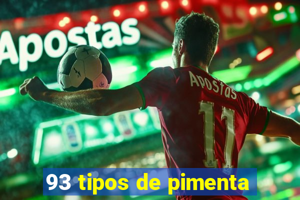 93 tipos de pimenta